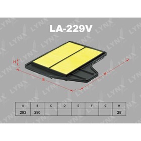 

Фильтр воздушный LYNXauto LA229V