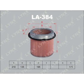 

Фильтр воздушный LYNXauto LA384