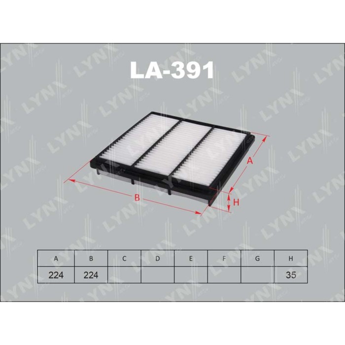 Фильтр воздушный LYNXauto LA391