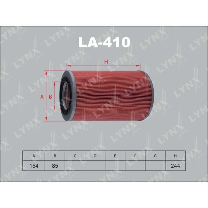 Фильтр воздушный LYNXauto LA410