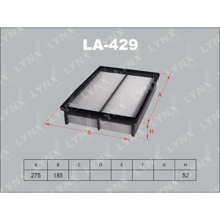 Фильтр воздушный LYNXauto LA429