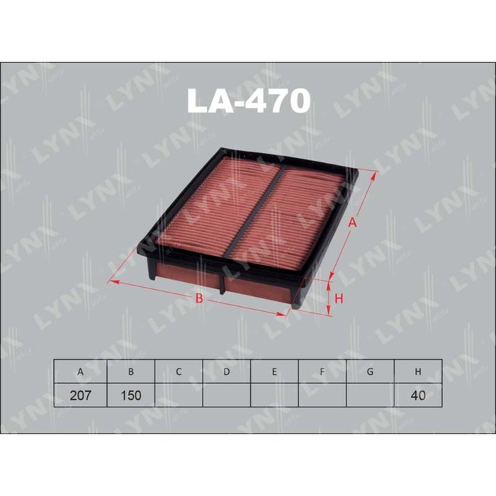 Фильтр воздушный LYNXauto LA470