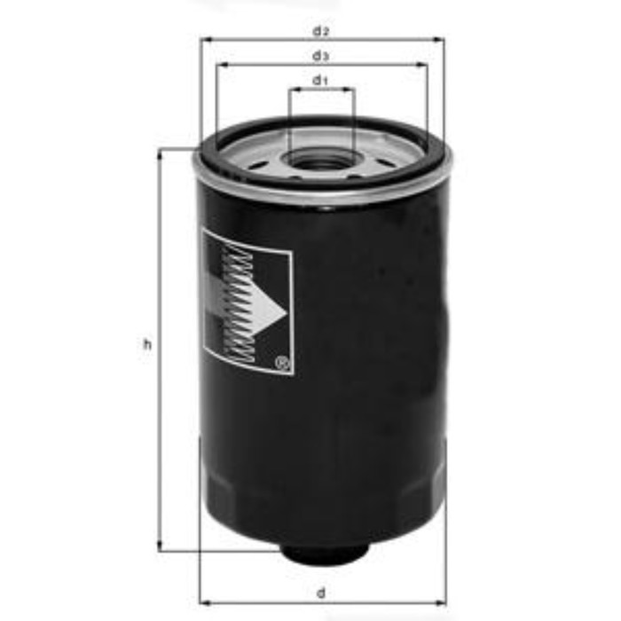 Фильтр масляный KNECHT OC83