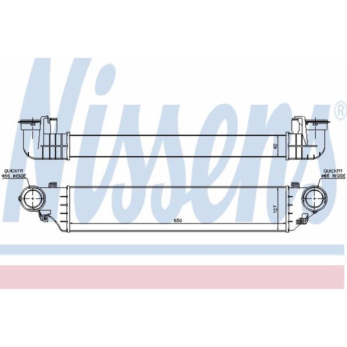 Интеркулер NISSENS 96672