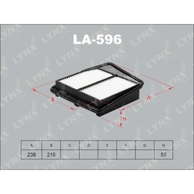

Фильтр воздушный LYNXauto LA596