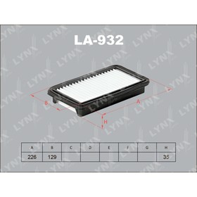 

Фильтр воздушный LYNXauto LA932