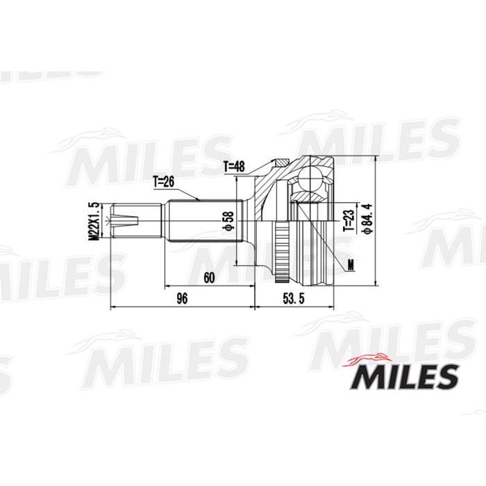 Шрус MILES GA20473