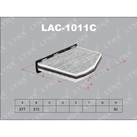 

Фильтр салонный LYNXauto LAC1011C