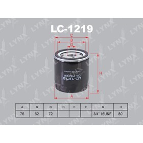 

Фильтр масляный LYNXauto LC1219