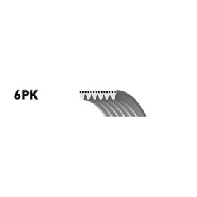 

Ремень приводной Gates 6PK1550XS