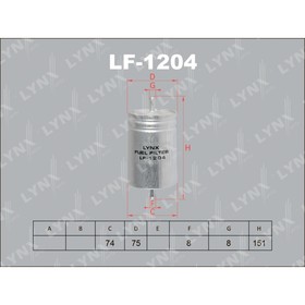 

Фильтр топливный LYNXauto LF1204