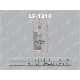 

Фильтр топливный LYNXauto LF1210