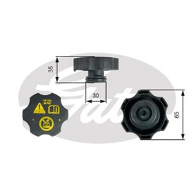 

Крышка радиатора Gates RC249