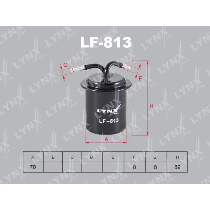 Фильтр топливный LYNXauto LF813