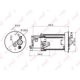 

Фильтр топливный LYNXauto LF952M