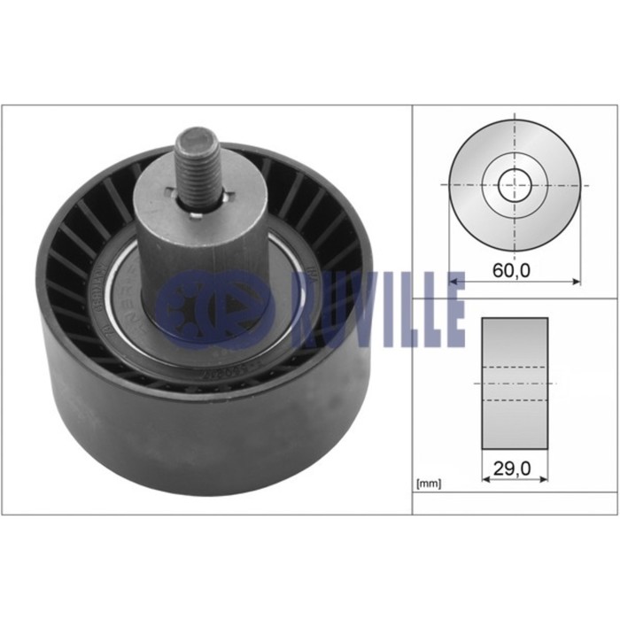 Ролик обводной ГРМ RUVILLE 55228