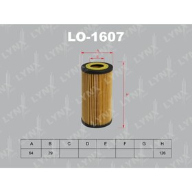 

Фильтр масляный LYNXauto LO1607