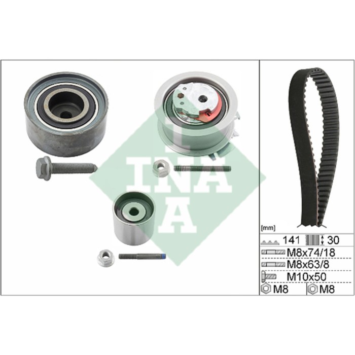 Ремень ГРМ, комплект INA 530040510