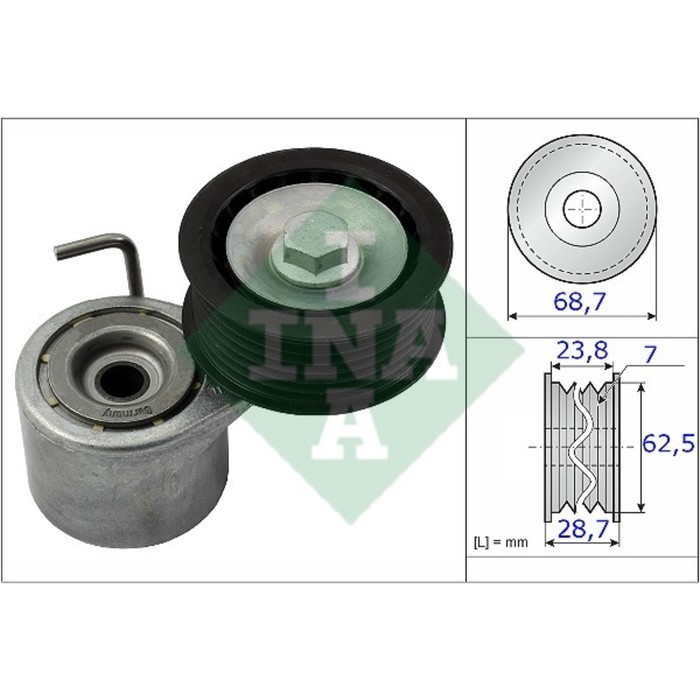 Ролик приводного ремня INA 534048710