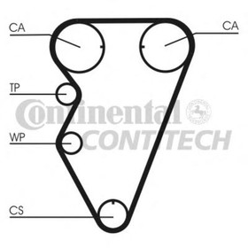 

Ремень ГРМ Contitech CT974