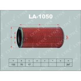 

Фильтр воздушный LYNXauto LA1050