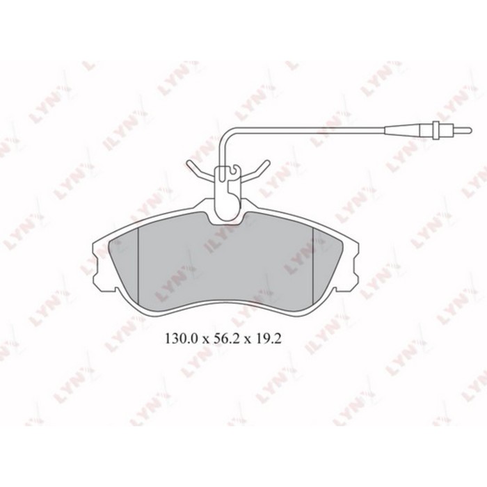 Колодки тормозные LYNX BD-2203