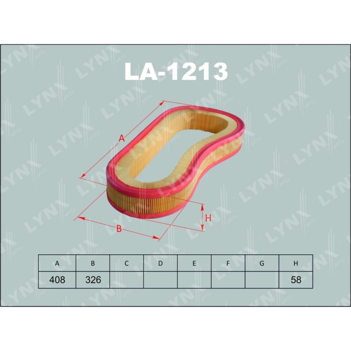 Фильтр воздушный LYNXauto LA1213