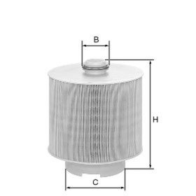 

Фильтр воздушный MANN-FILTER C17137X