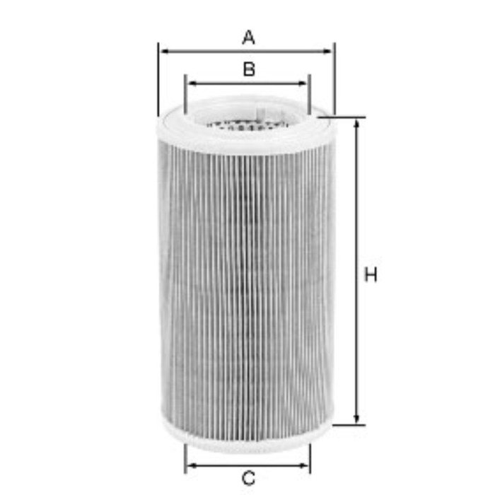 Фильтр воздушный MANN-FILTER C17278