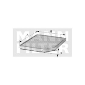

Фильтр салонный MANN-FILTER CU2525