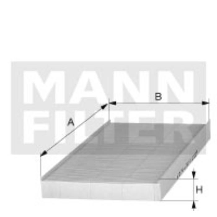 Фильтр салонный MANN-FILTER CU4054