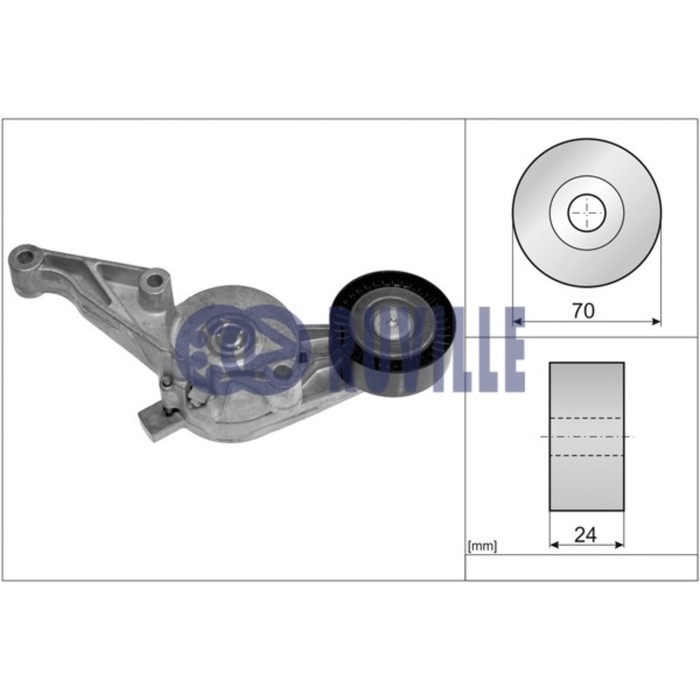 Натяжитель поликлинового ремня RUVILLE 55790
