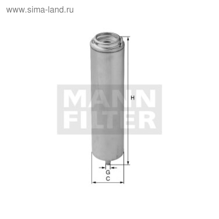 Фильтр топливный MANN-FILTER WK5001