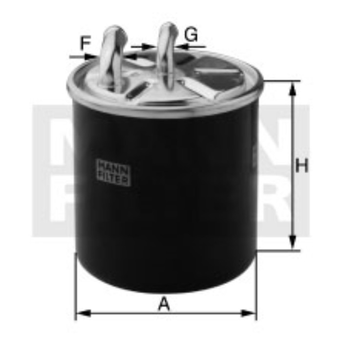 Фильтр топливный MANN-FILTER WK820