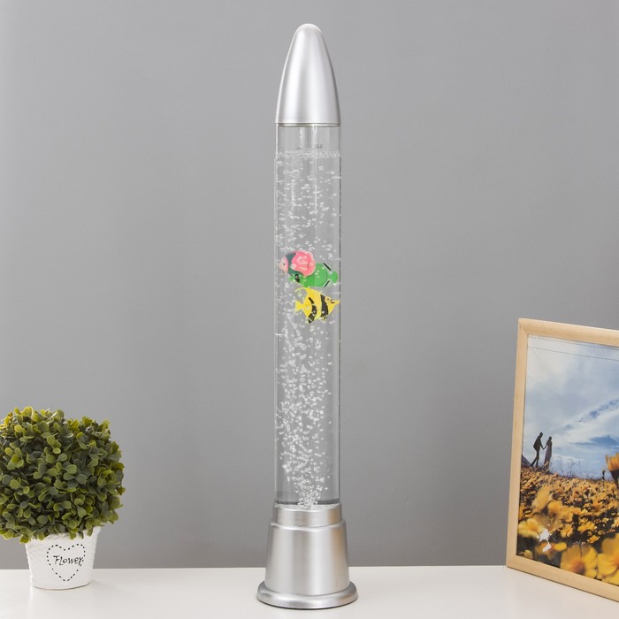 Светильник Ракета LED, лава, аквариум, h=70 см