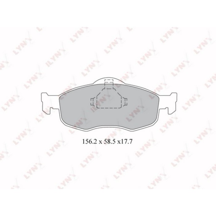 Колодки тормозные LYNX BD-3011