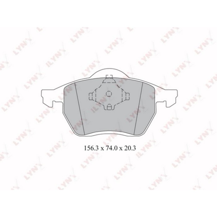 Колодки тормозные LYNX BD-3023