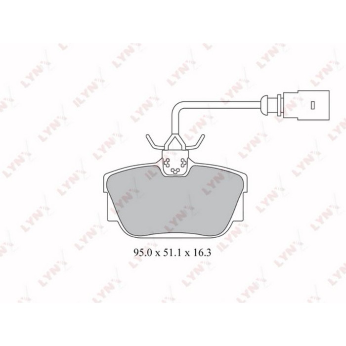 Колодки тормозные LYNX BD-3027