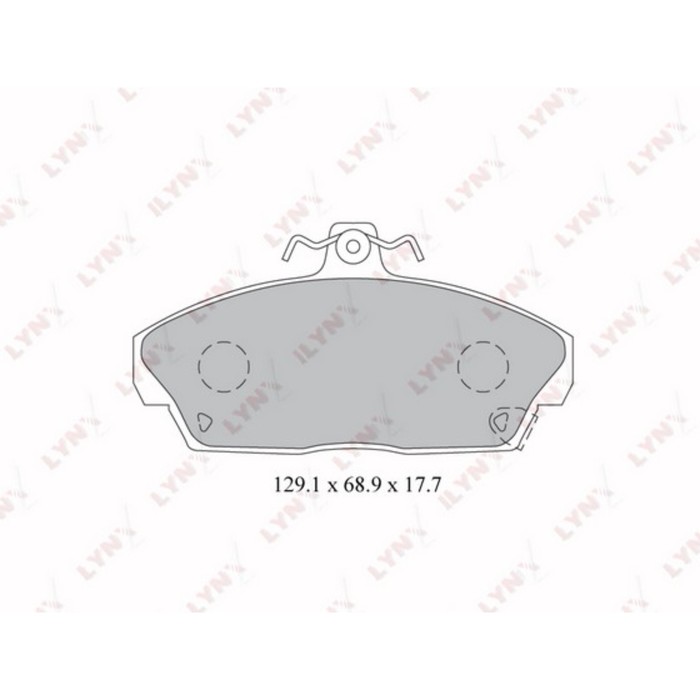 Колодки тормозные LYNX BD-3426