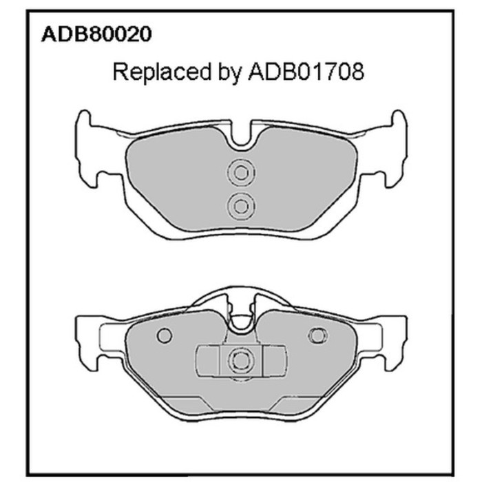 Колодки тормозные ALLIED NIPPON ADB80020
