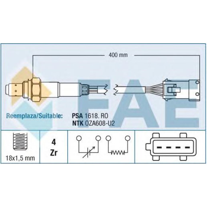 Лямбда-зонд FAE 77432