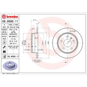 

Диск тормозной Brembo 08958011