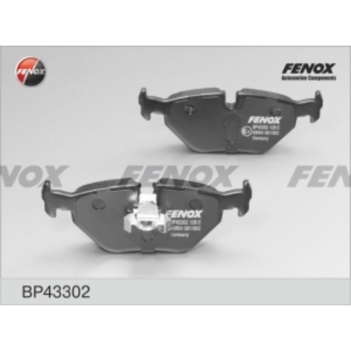 Колодки тормозные FENOX bp43302