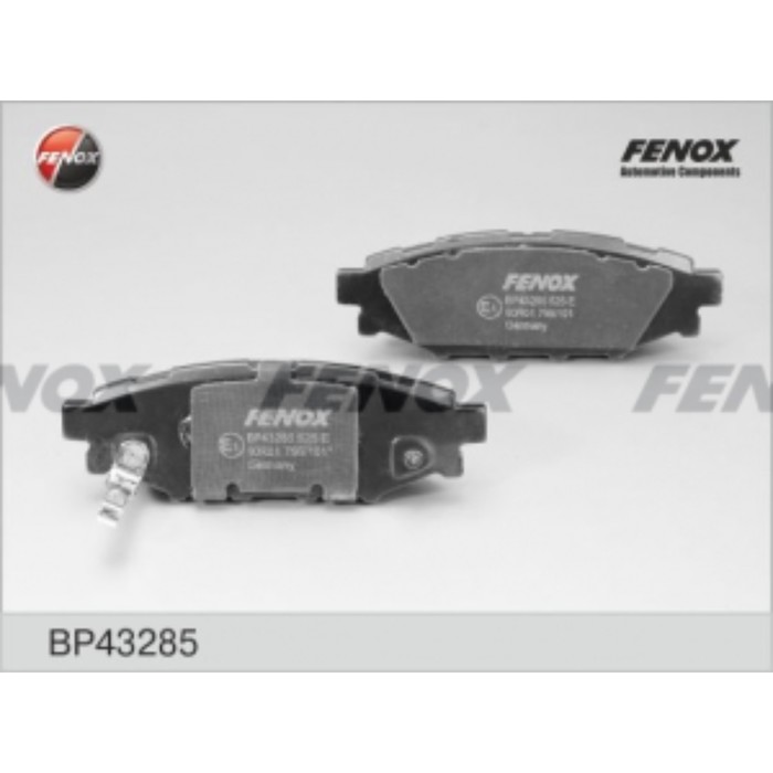 Колодки тормозные FENOX bp43285