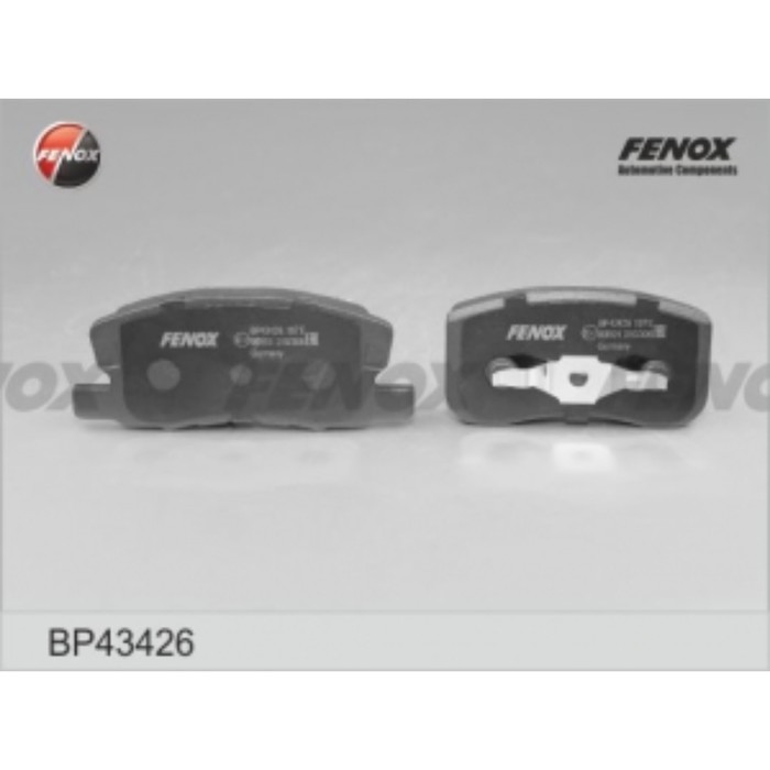 Колодки тормозные Fenox bp43426