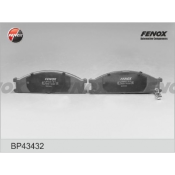 Колодки тормозные Fenox bp43432