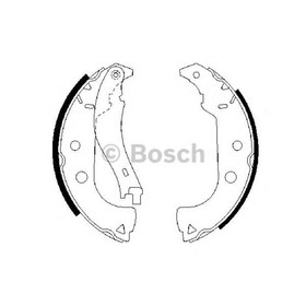 

Колодки тормозные Bosch 0986487629