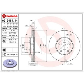 

Диск тормозной Brembo 09946411
