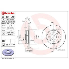 

Диск тормозной Brembo 09954110