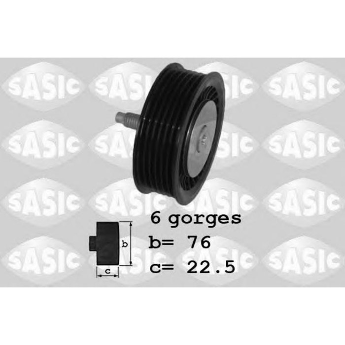 Ролик приводного ремня SASIC 1624058
